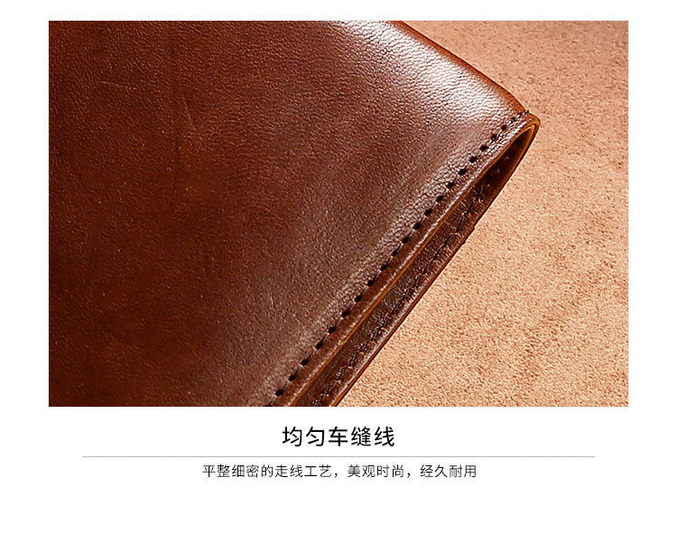 rfid men's short wallet ultra-thin student wallet genuine leather youth men's bag horizontal coin purse