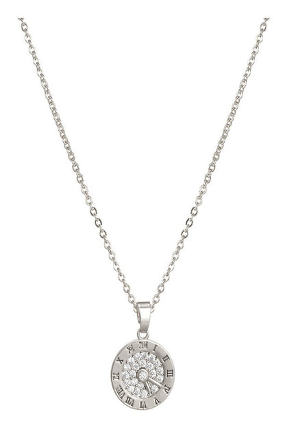 Clock Round necklace Necklace-2