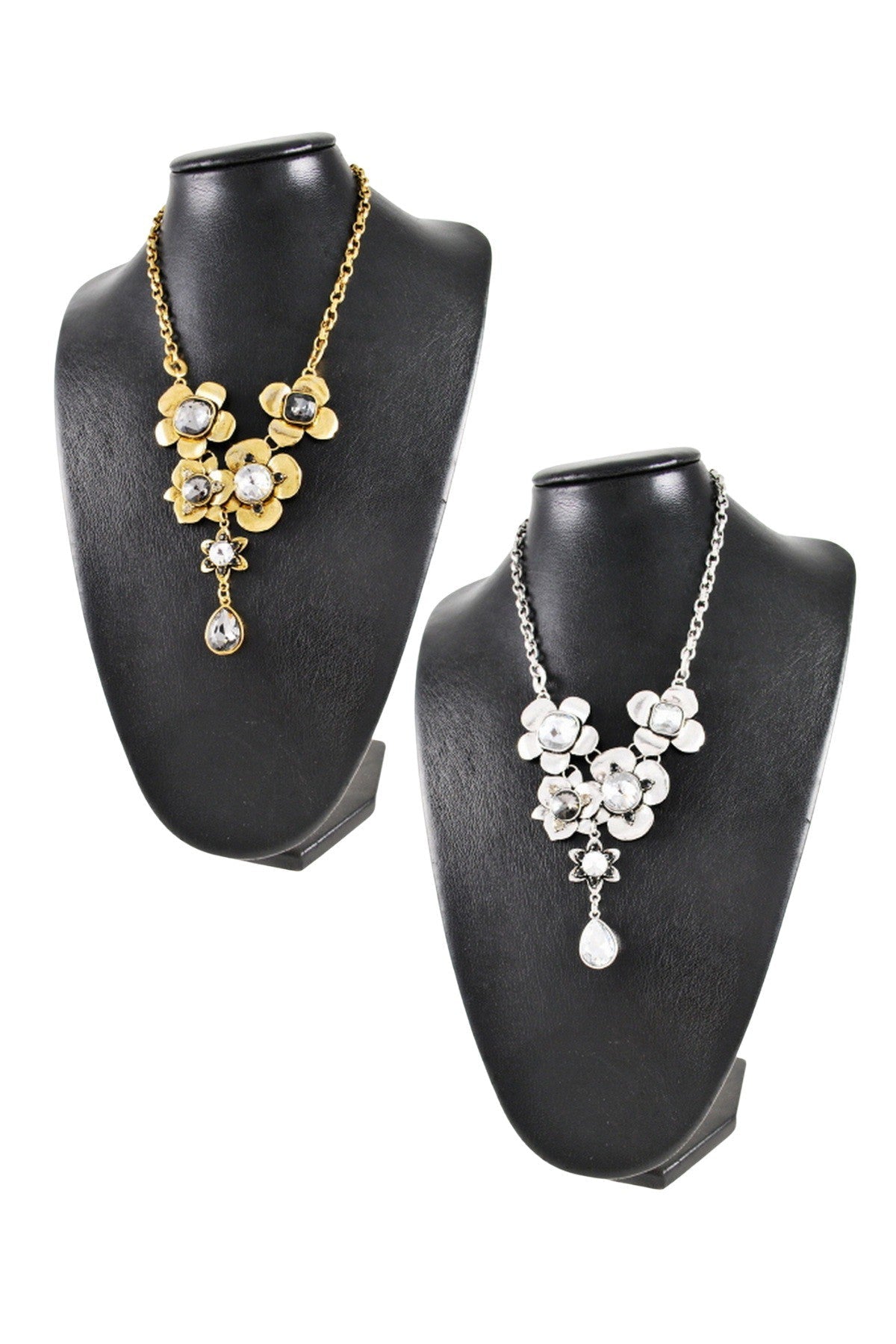 NECKLACE WITH 5 FLOWER-0