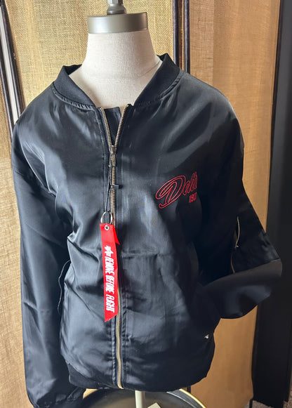 Aviator Black Bomber Jacket-3