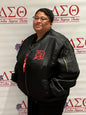 Aviator Black Bomber Jacket-1