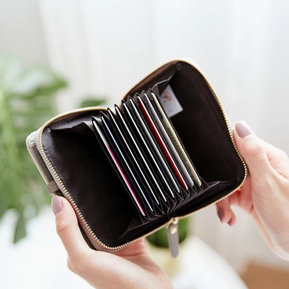 women's flower pu leather buckle wallets