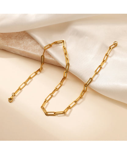 Jewelry Simple Style None 304 Stainless Steel Stainless Steel Necklaces