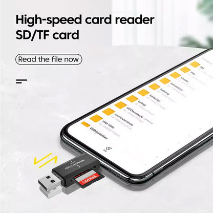 Type C SD TF Card Reader