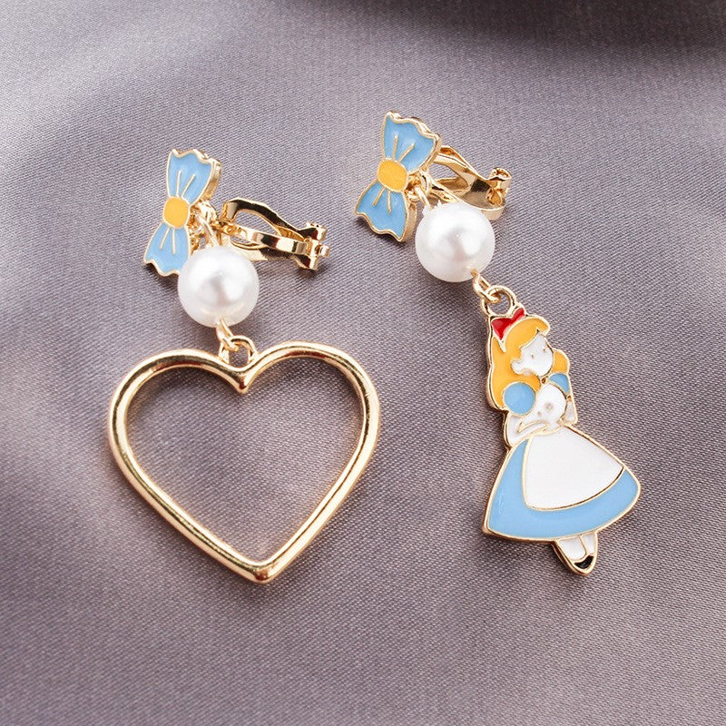 Alice and Wonderland earrings