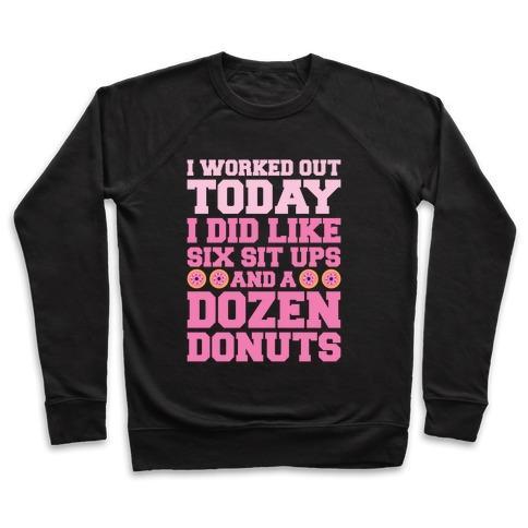 DOZEN DONUT WORKOUT CREWNECK SWEATSHIRT-0