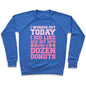 DOZEN DONUT WORKOUT CREWNECK SWEATSHIRT-2