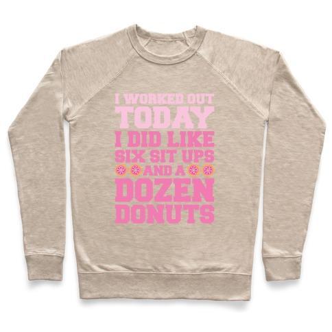 DOZEN DONUT WORKOUT CREWNECK SWEATSHIRT-4