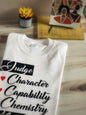 Judge Character Not Color Fashion Tee-0