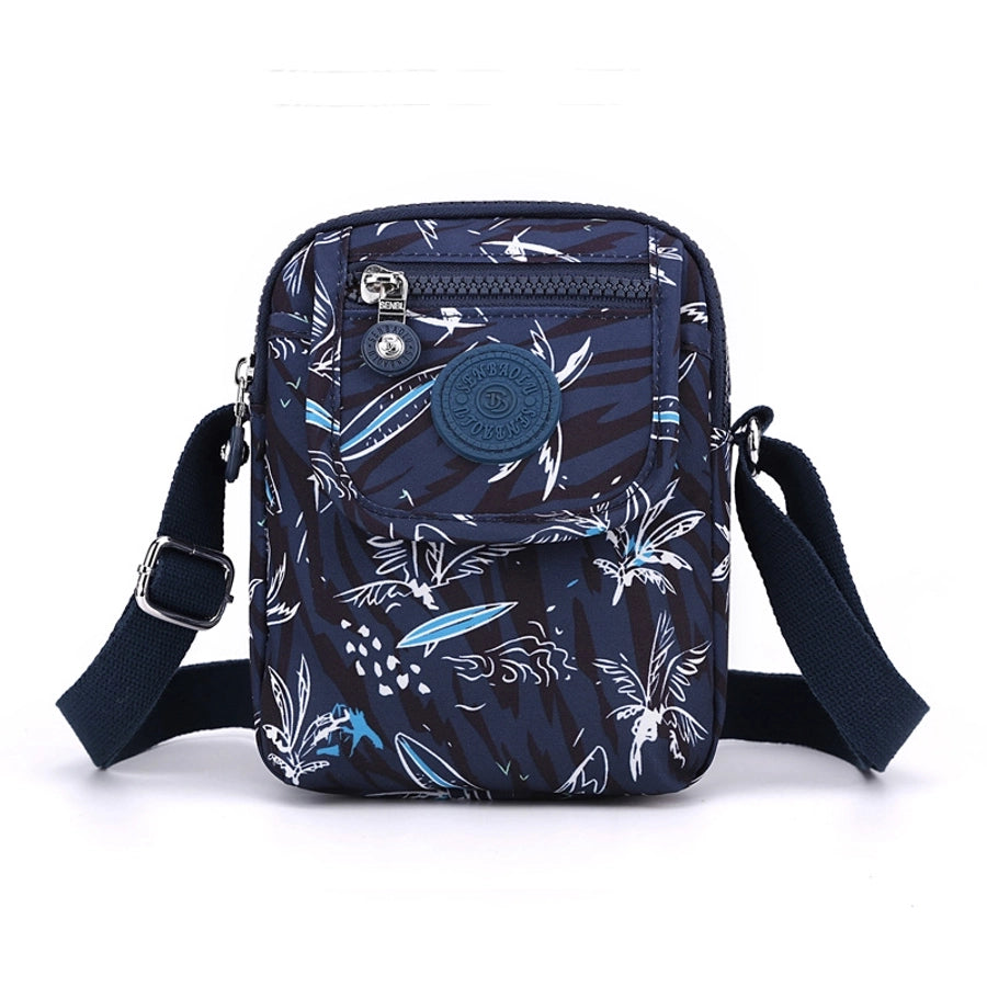 Korean Style Nylon Shoulder Bag Women's Mini Mobile Coin Purse Casual Fashionable Mother Bag Lightweight Oxford Small Satchel