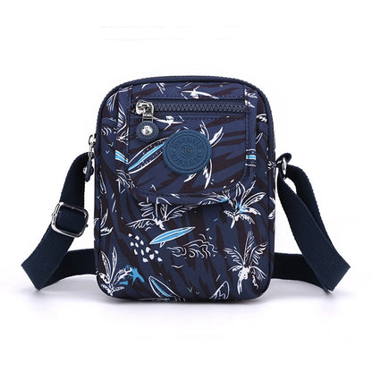Korean Style Nylon Shoulder Bag Women's Mini Mobile Coin Purse Casual Fashionable Mother Bag Lightweight Oxford Small Satchel