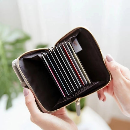women's flower pu leather buckle wallets