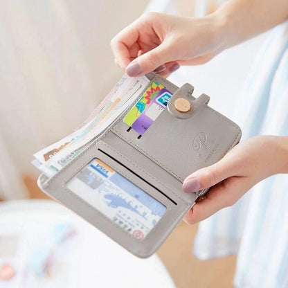 women's flower pu leather buckle wallets
