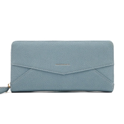 Trendy  Long Women's Wallet Zipper Large Capacity Multi-card Coin Purse High-end Fashion PU Clutch Bag