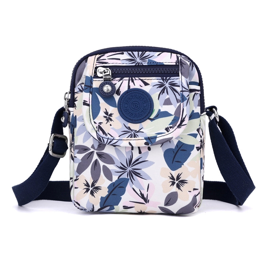 Korean Style Nylon Shoulder Bag Women's Mini Mobile Coin Purse Casual Fashionable Mother Bag Lightweight Oxford Small Satchel