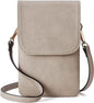 Women's Pu Leather Square Vintage Style Classic Style Square Flip Cover passport holder Crossbody Bag Coin Purse