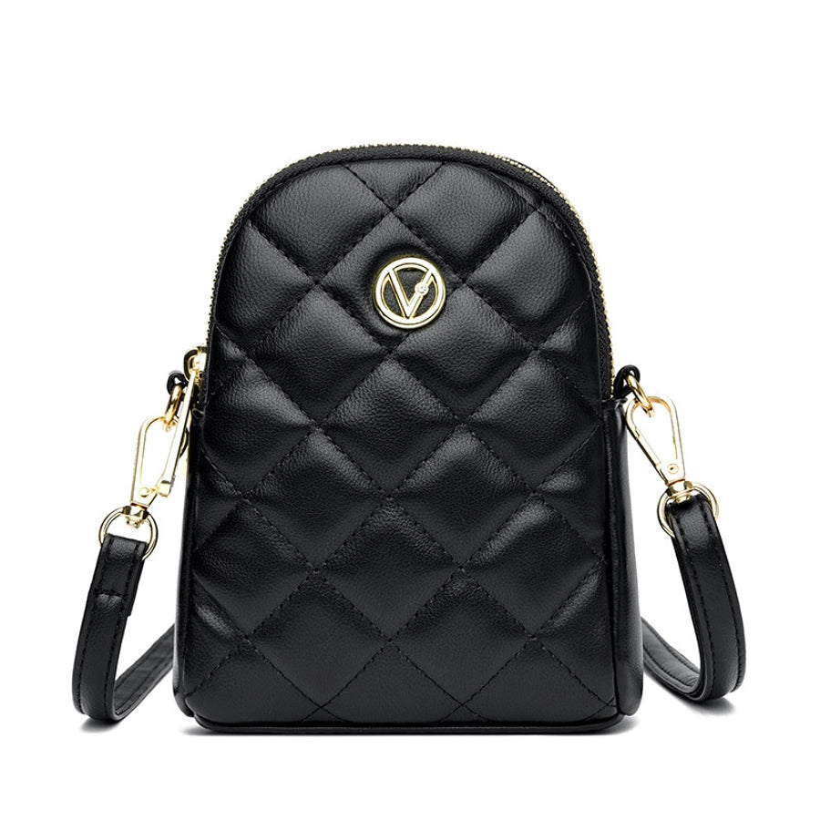 New Mobile Phone Bag Large Capacity Embroidery Women's Bag Shoulder Crossbody Bag Mini Coin Purse Fashionable Shoulder Crossbody Bag