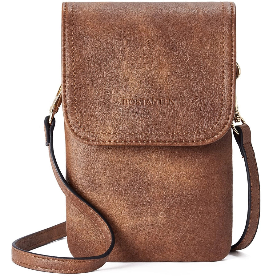 Women's Pu Leather Square Vintage Style Classic Style Square Flip Cover passport holder Crossbody Bag Coin Purse