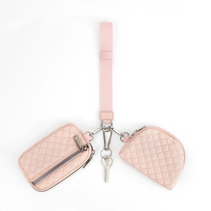 in stock  lulu with multi-functional fashion ladies wristlet portable simple bank card mini coin purse