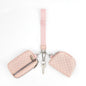 in stock  lulu with multi-functional fashion ladies wristlet portable simple bank card mini coin purse