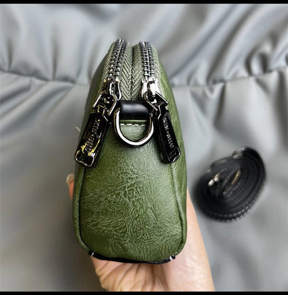 Mobile Coin Purse Women's Ethnic Embroidered Middle-aged Mother Bag Multi-compartment Chinese Style Shoulder Crossbody Clutch Bag