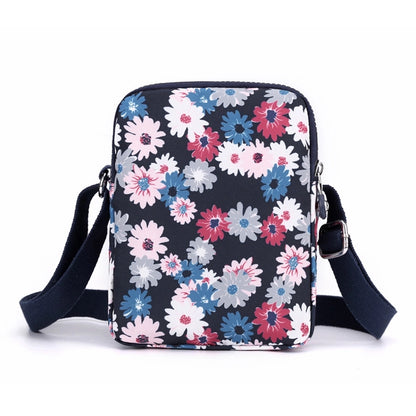 Korean Style Nylon Shoulder Bag Women's Mini Mobile Coin Purse Casual Fashionable Mother Bag Lightweight Oxford Small Satchel