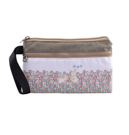 Women's Printing Animal Polyester Zipper Coin Purses