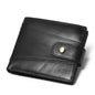 hot-selling leather short men's wallet large capacity cowhide card holder vintage RFID Multi-card coin purse