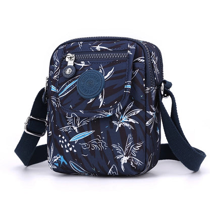 Korean Style Nylon Shoulder Bag Women's Mini Mobile Coin Purse Casual Fashionable Mother Bag Lightweight Oxford Small Satchel