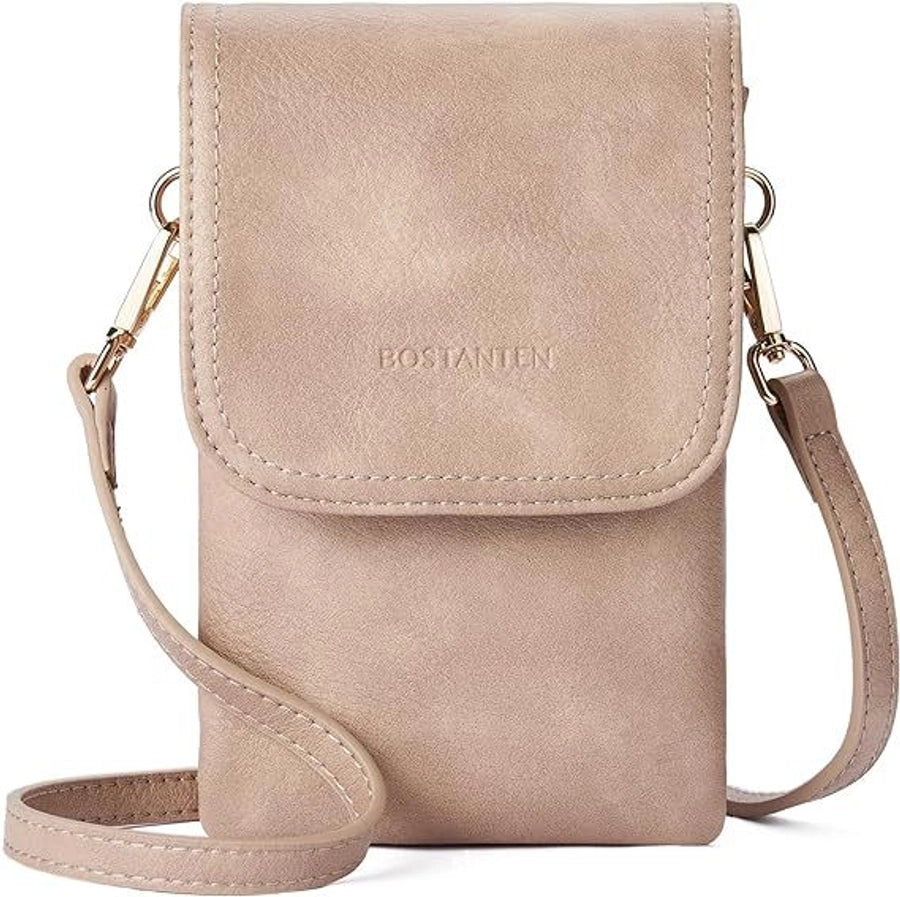 Women's Pu Leather Square Vintage Style Classic Style Square Flip Cover passport holder Crossbody Bag Coin Purse