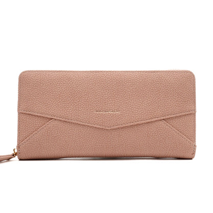 Trendy  Long Women's Wallet Zipper Large Capacity Multi-card Coin Purse High-end Fashion PU Clutch Bag