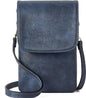 Women's Pu Leather Square Vintage Style Classic Style Square Flip Cover passport holder Crossbody Bag Coin Purse