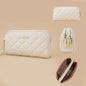 new women's long handbag Baellerry rhombus double zipper mobile phone wallet coin purse