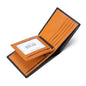 Supply Genuine Leather Men's Wallet Multi-function Coin Purse RFID Anti-theft Brush Short Cowhide Multi-card Wallet