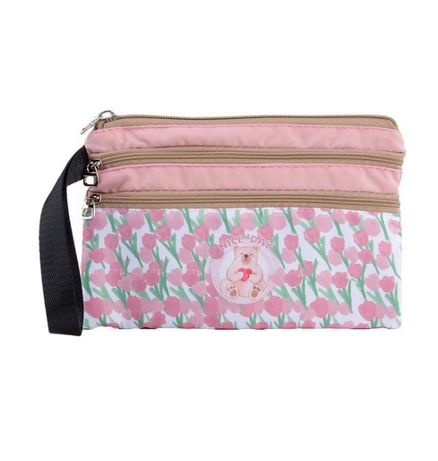 Women's Printing Animal Polyester Zipper Coin Purses