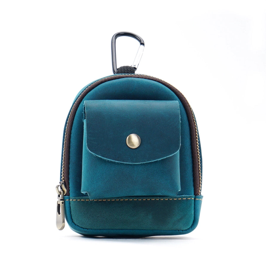 new original outdoor sports coin purse casual portable small saddle bag cowhide buggy bag zipper bag key pouch