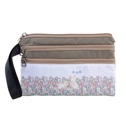 Women's Printing Animal Polyester Zipper Coin Purses