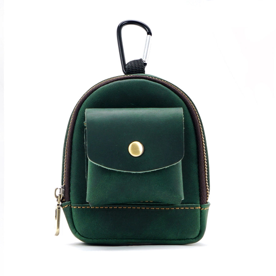 new original outdoor sports coin purse casual portable small saddle bag cowhide buggy bag zipper bag key pouch