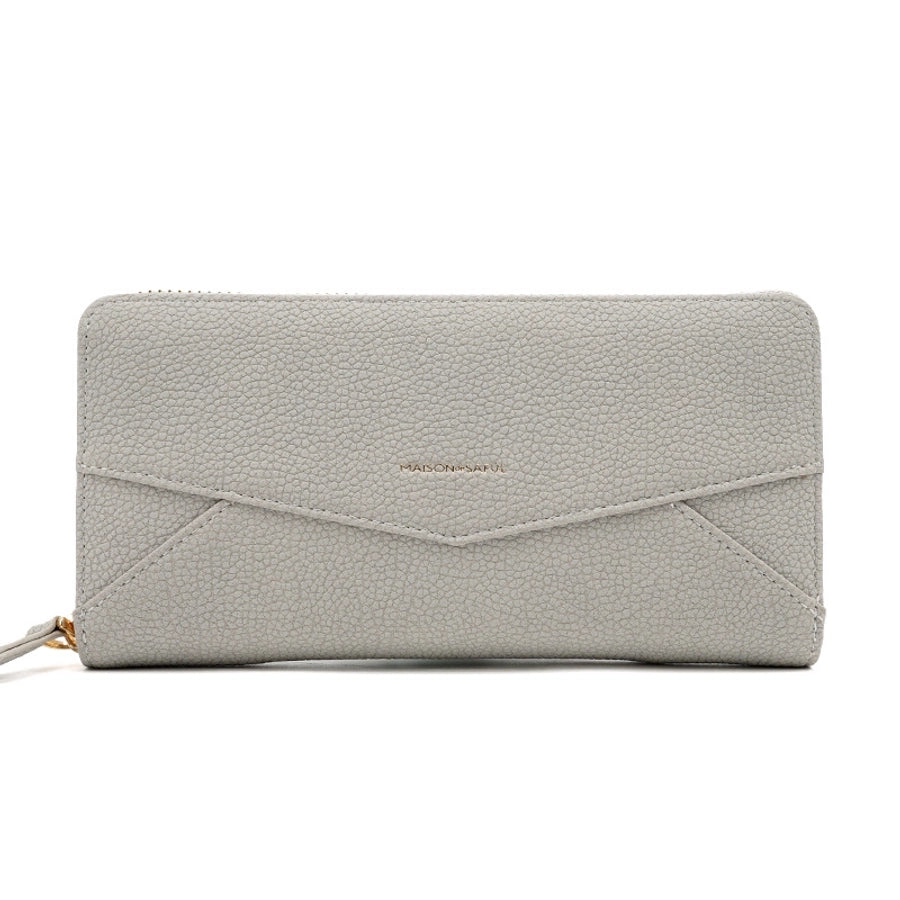 Trendy  Long Women's Wallet Zipper Large Capacity Multi-card Coin Purse High-end Fashion PU Clutch Bag