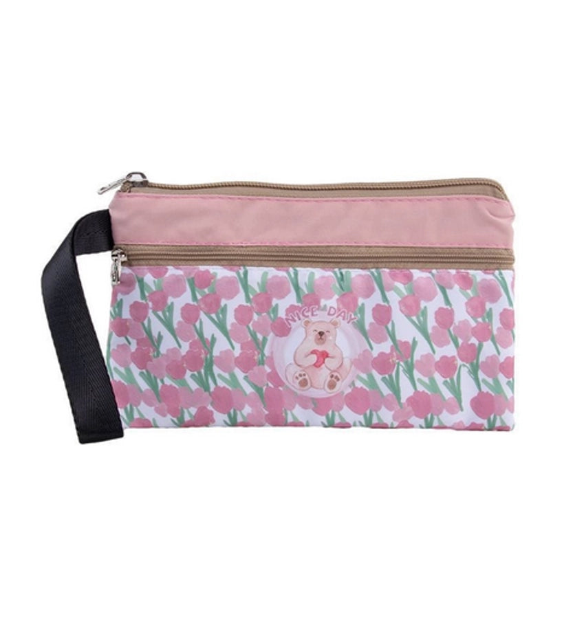 Women's Printing Animal Polyester Zipper Coin Purses