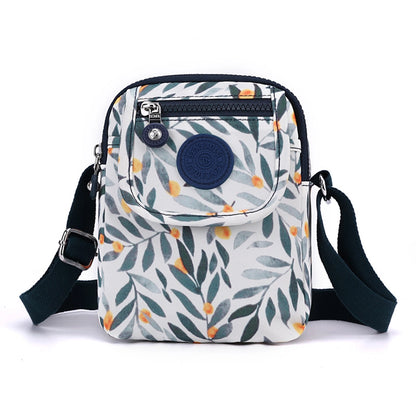 Korean Style Nylon Shoulder Bag Women's Mini Mobile Coin Purse Casual Fashionable Mother Bag Lightweight Oxford Small Satchel