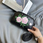 Mobile Coin Purse Women's Ethnic Embroidered Middle-aged Mother Bag Multi-compartment Chinese Style Shoulder Crossbody Clutch Bag
