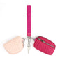 in stock  lulu with multi-functional fashion ladies wristlet portable simple bank card mini coin purse
