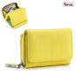 Women's Solid Color Leather Flip Cover Wallets