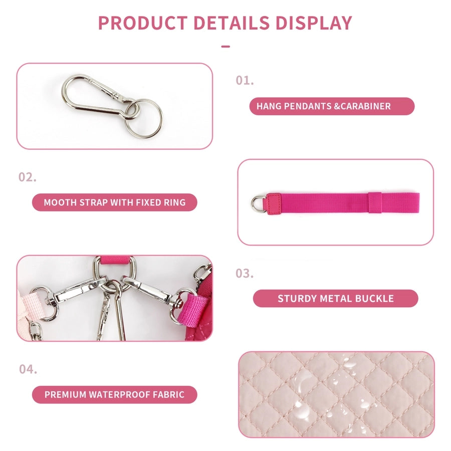 in stock  lulu with multi-functional fashion ladies wristlet portable simple bank card mini coin purse