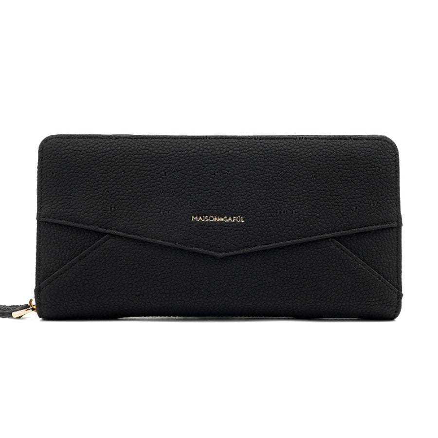 Trendy  Long Women's Wallet Zipper Large Capacity Multi-card Coin Purse High-end Fashion PU Clutch Bag