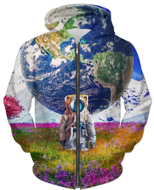 The World Behind UNISEX ZIP HOODIE-0